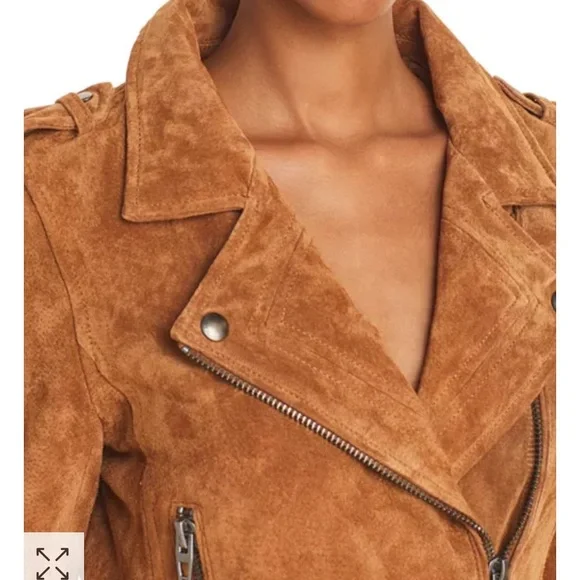 Like New Suede Moto Jacket - Picture 12 of 16